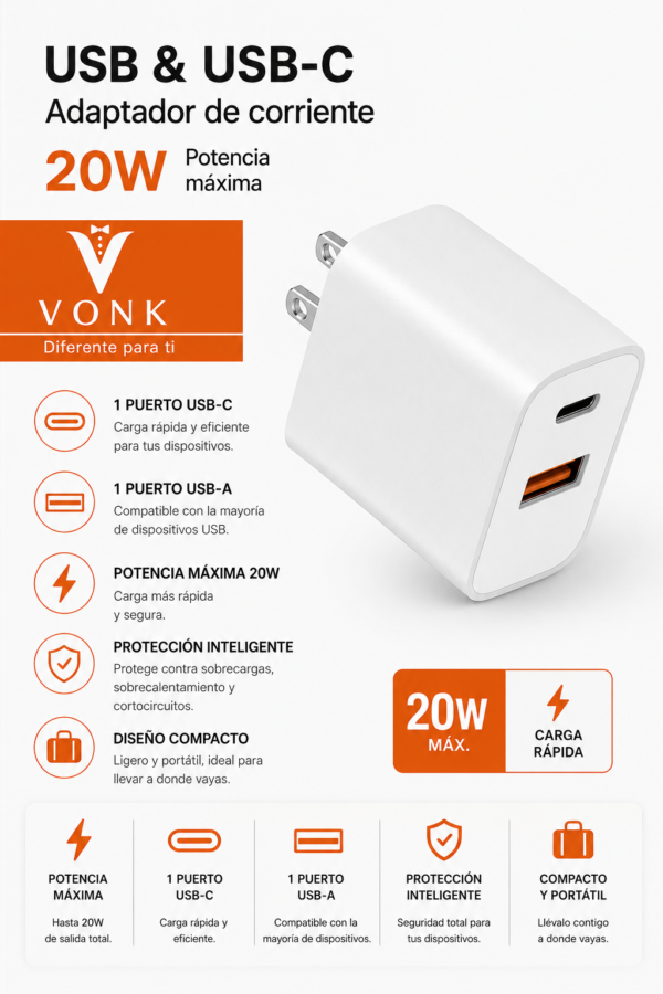 Cargador GaN 20W