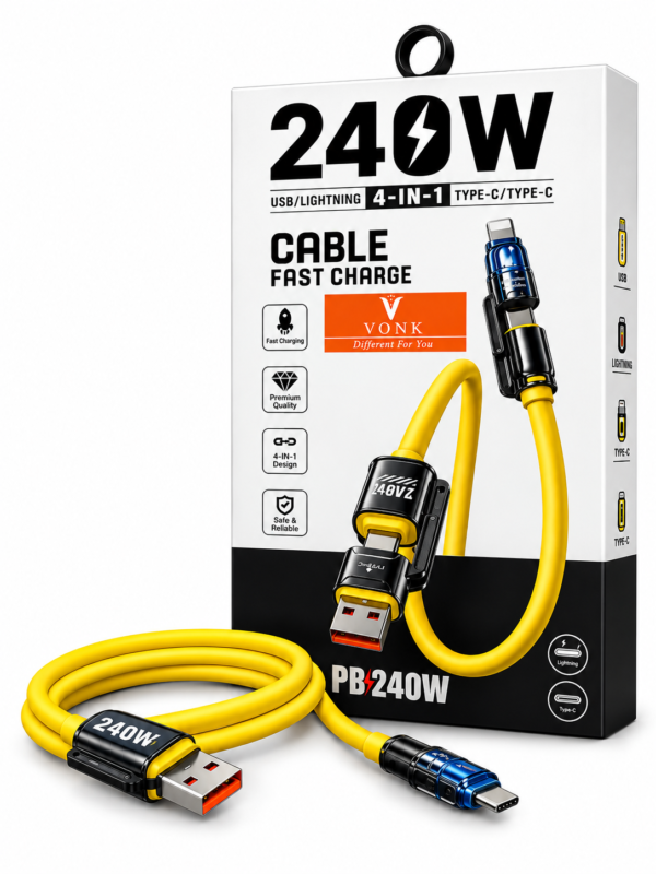 Cable de carga 4 en 1