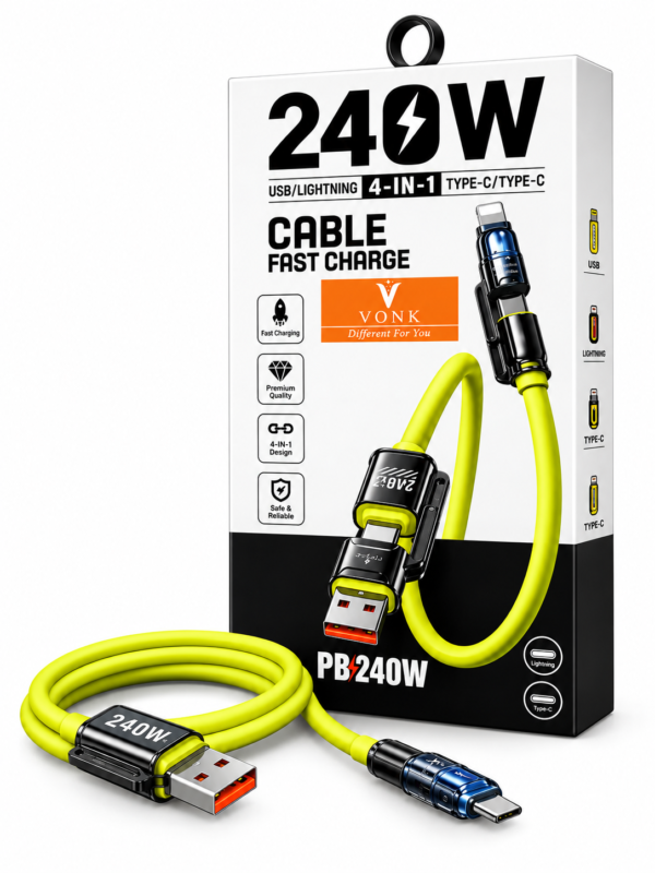 Cable de carga 4 en 1