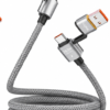 Cable de carga Magnético Enrollable 4 en 1